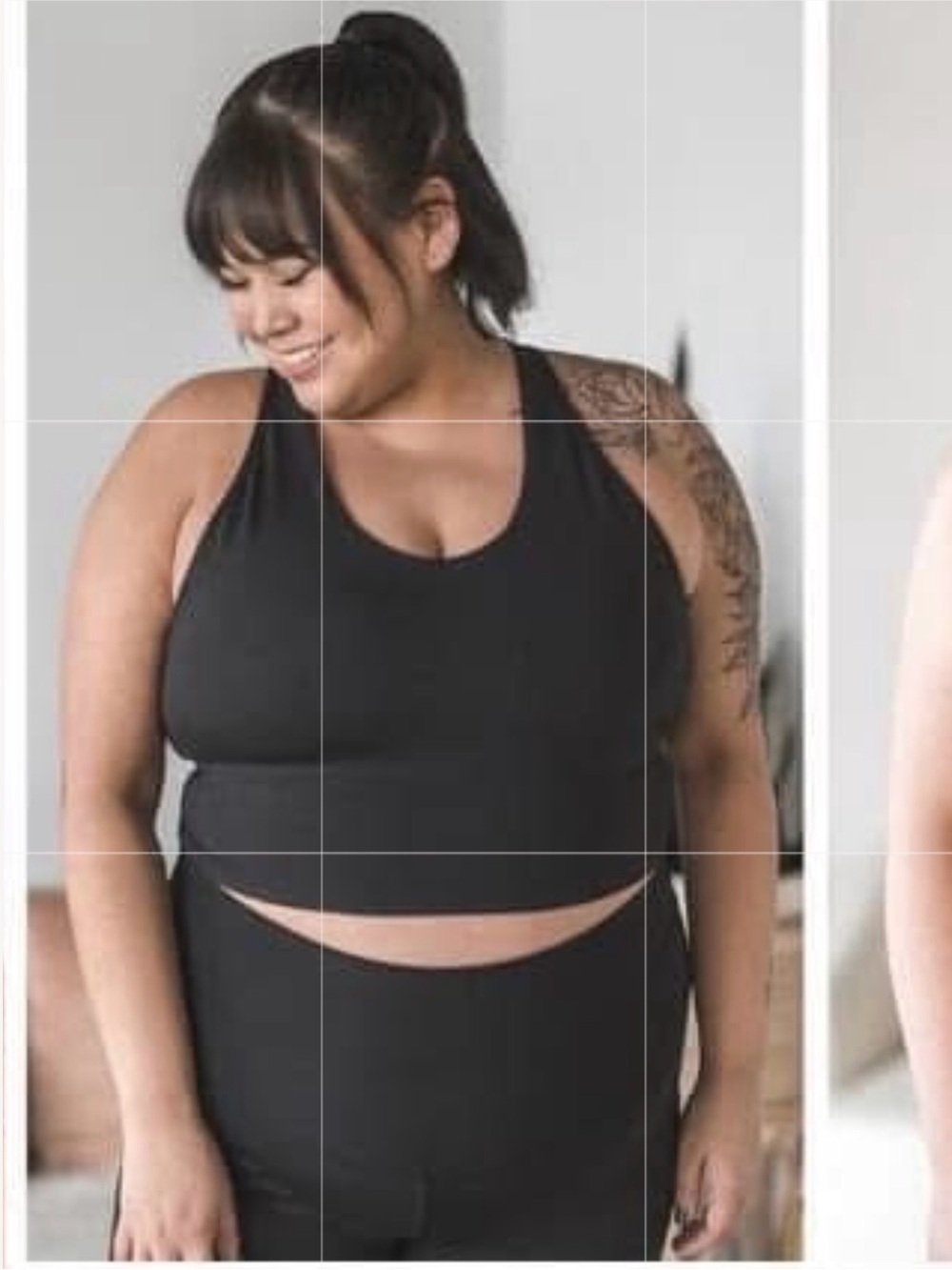 Vinyasa Bra /Tank (NWOT) Black, Size S/M **stretchy**